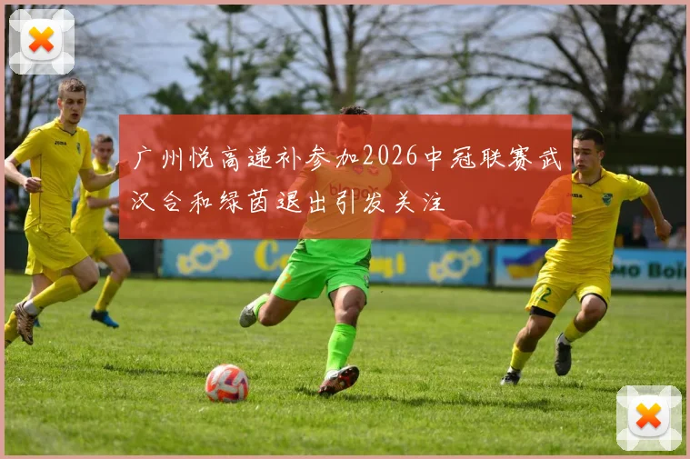 广州悦高递补参加2026中冠联赛武汉合和绿茵退出引发关注